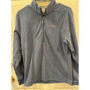 Simms Fishing Size Small Navy 1/2 Zip Fleece